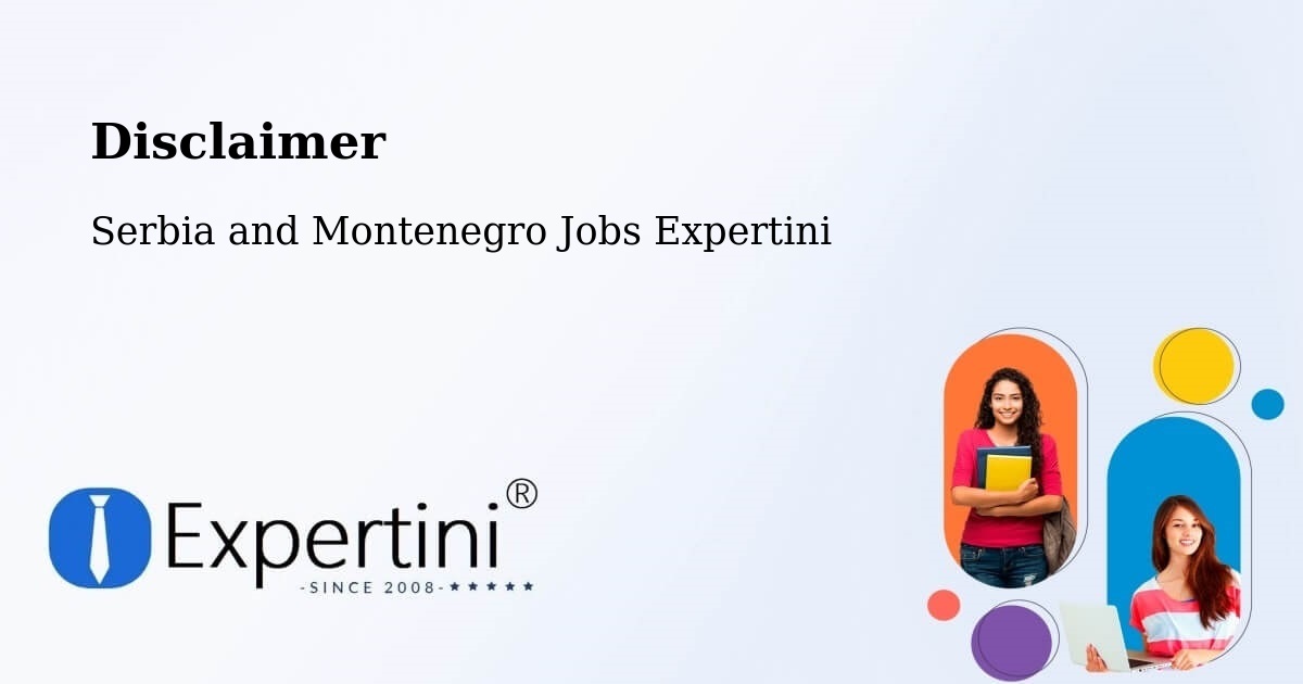 Disclaimer – Welcome Beach - Serbia and Montenegro Jobs Expertini